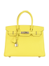 Birkin 30 In Epsom Lime, £10,800, Handbags, Yellow, Leather, Front view